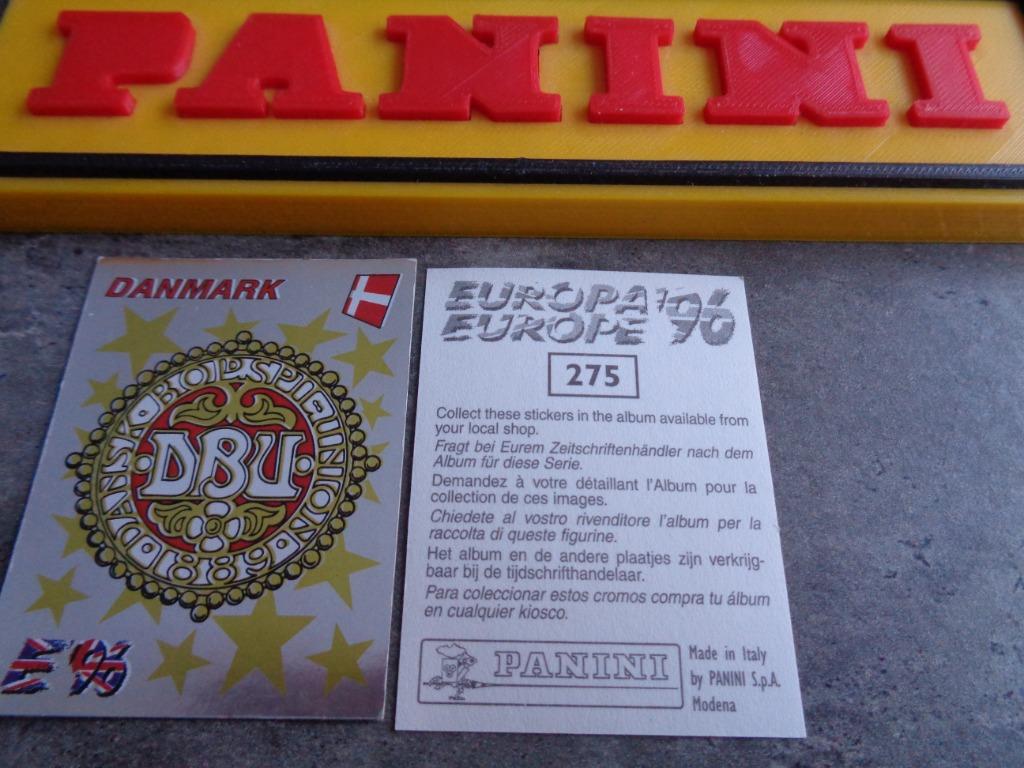 PANINI AUTOCOLLANT DE FOOTBALL EURO 96 CE EMBLÈME DANEMARK, Hobby & Loisirs créatifs, Autocollants & Images, Autocollant, Enlèvement ou Envoi