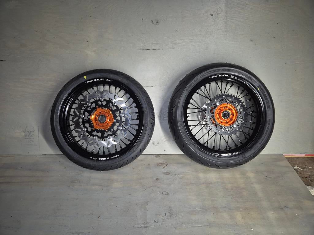 Supermoto velgen 17 inch custom, Auto-onderdelen, Motor en Toebehoren, Ophalen of Verzenden