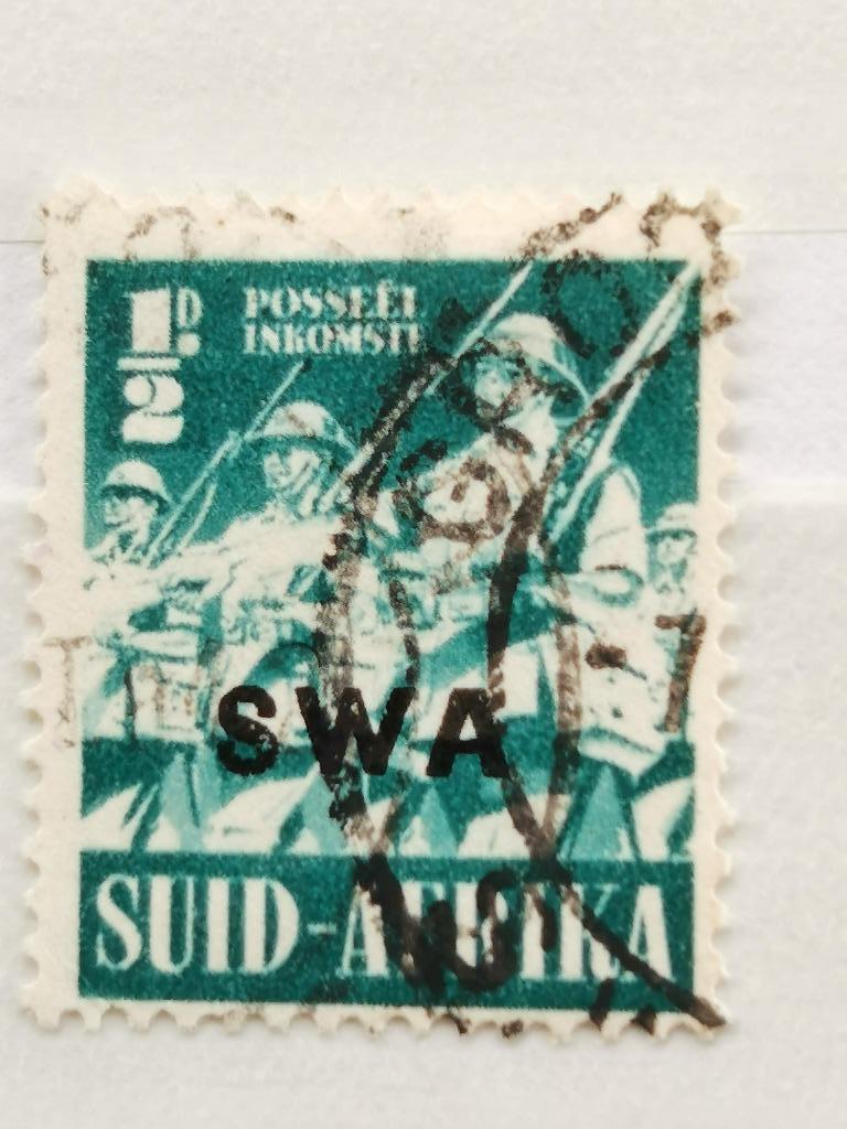 Suid-Afrika 1941 - soldats - armée - surcharge SWA, Enlèvement ou Envoi, Affranchi