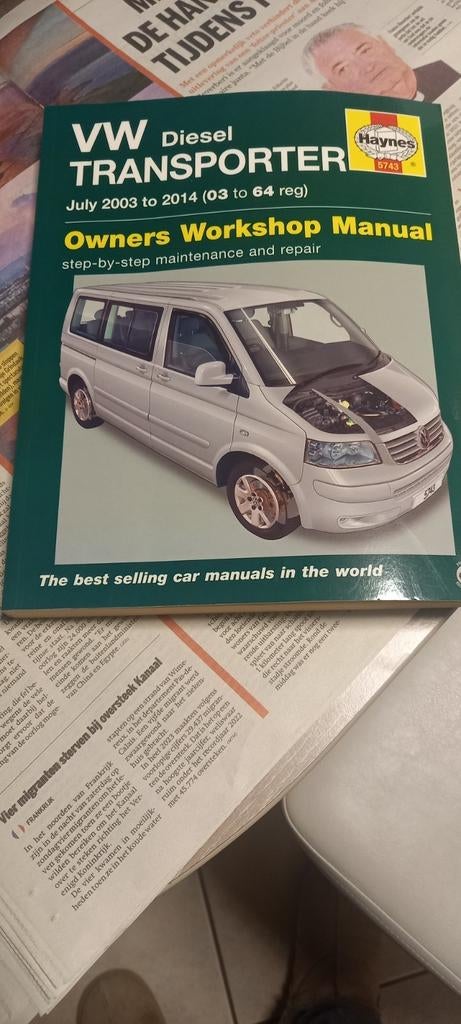 Volkswagen Vw transporter diesel manuel haynes nouveau, Enlèvement ou Envoi, Comme neuf, Volkswagen