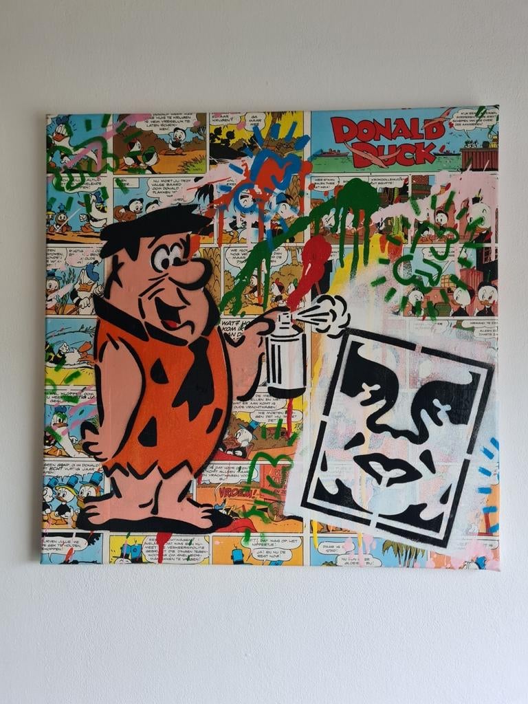 Popart, kunst, wanddecoratie, Koen Betjes, Ophalen of Verzenden