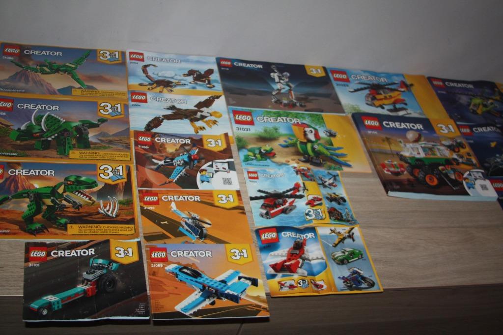 boekjes Lego Creator varia , per stuk te koop, Ophalen of Verzenden, Gebruikt, Lego