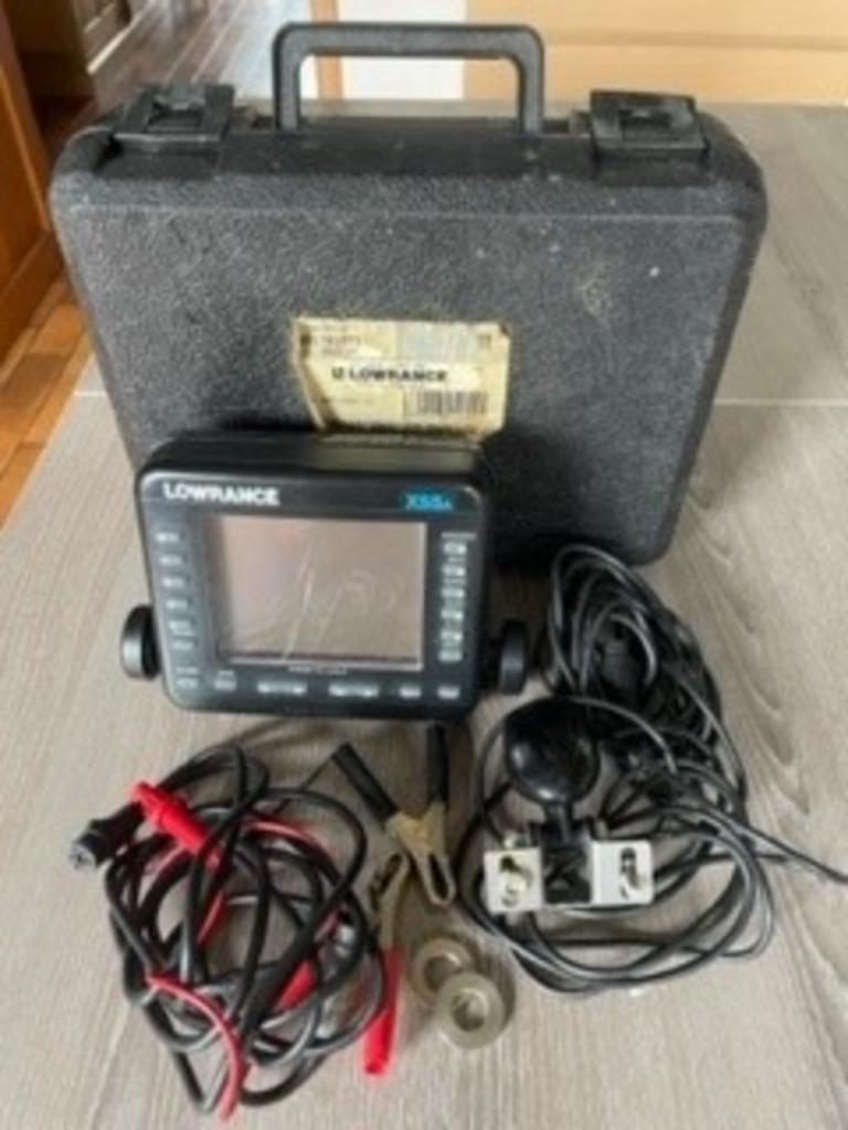 Visvinder viszoeker fishfinder GPS Lowrance X55A, Ophalen