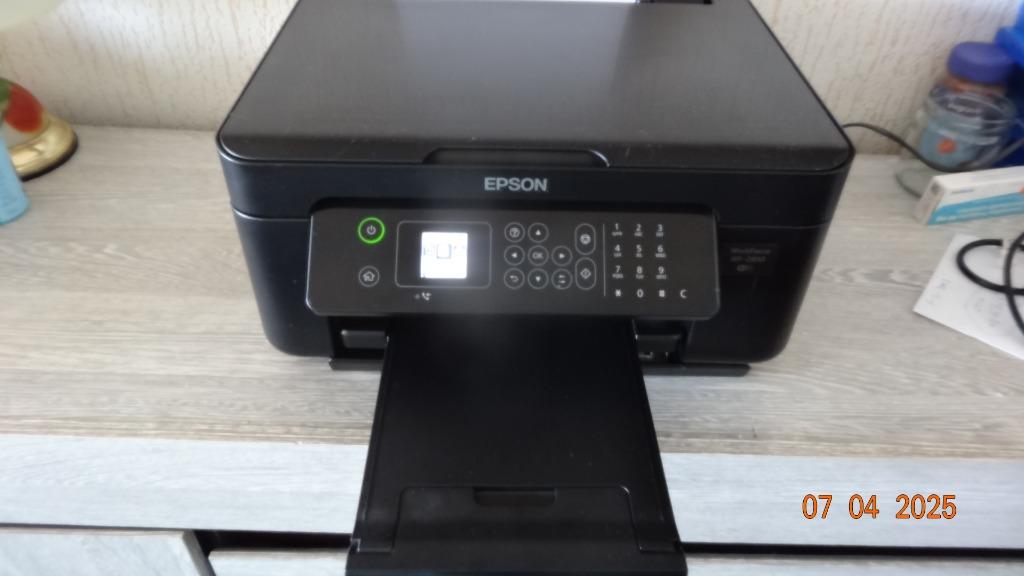 Goed werkend Epson workforce WF2810 all in one printer met 2, Wi-Fi intégré, Enlèvement ou Envoi, Imprimante à jet d'encre, Copier