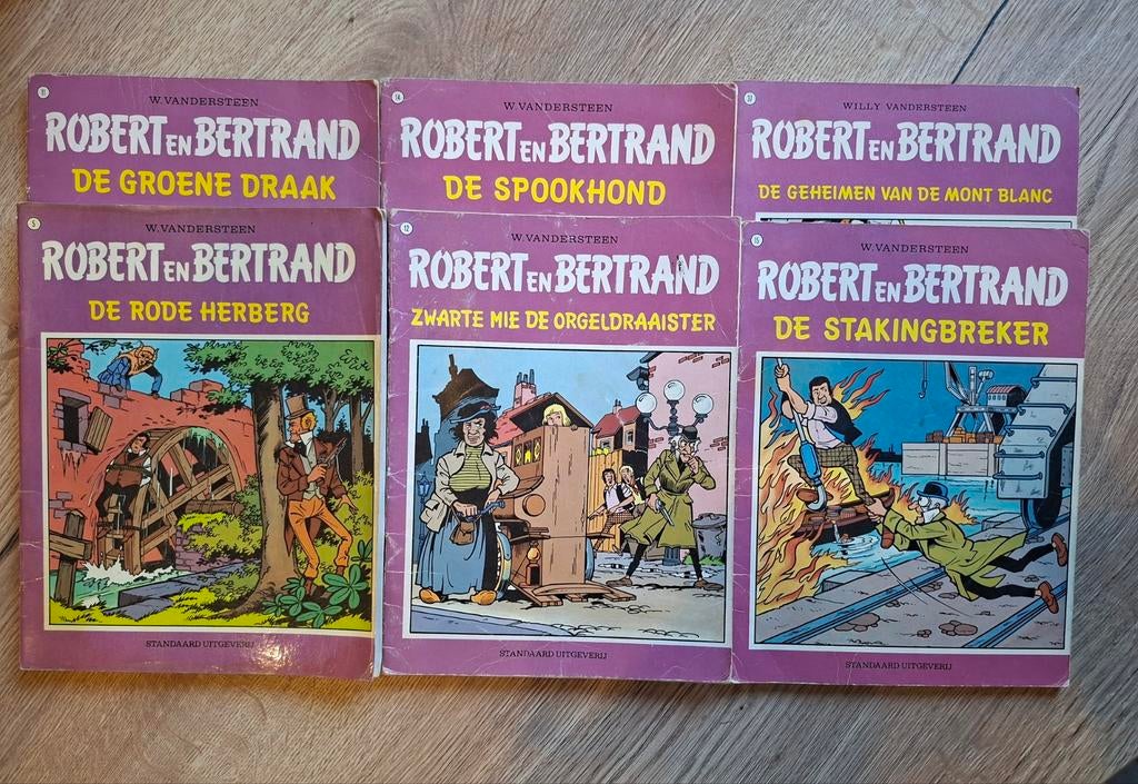 Strips Robert en Bertrand, Ophalen