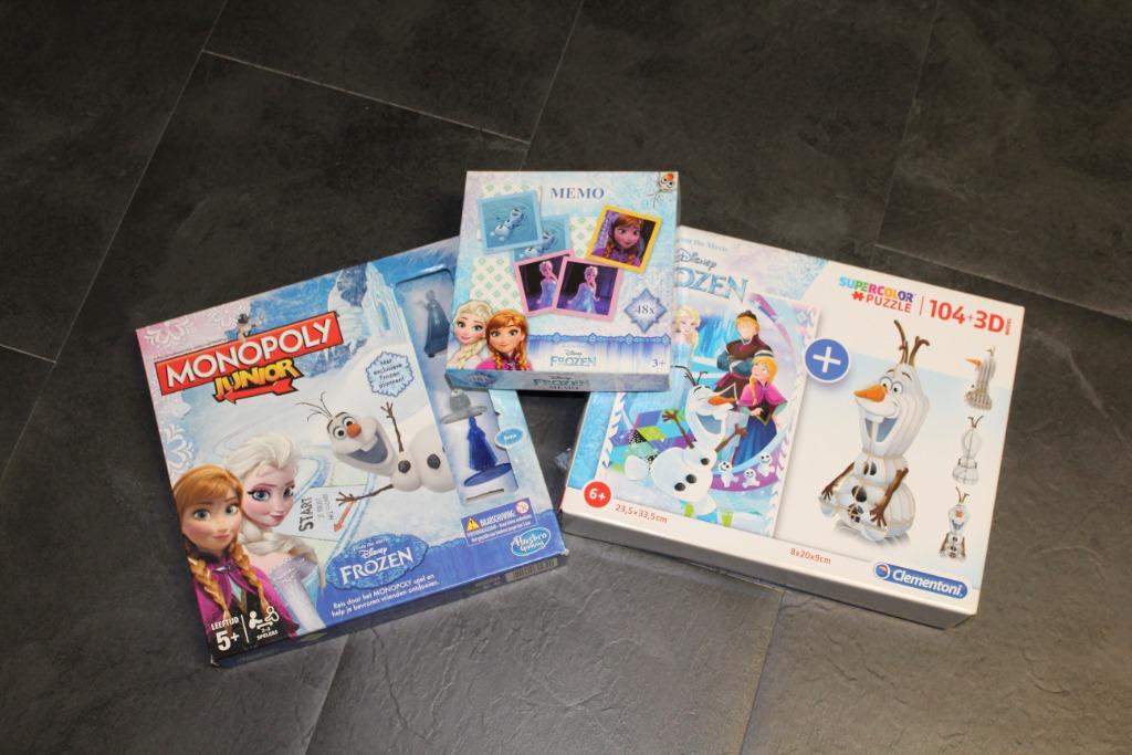 set spelletjes Frozen, Ophalen of Verzenden, Gebruikt