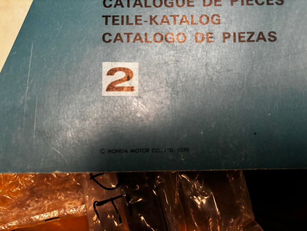 Partsmanual onderdelenboek Honda XL50, Vélos & Vélomoteurs, Enlèvement ou Envoi, Utilisé