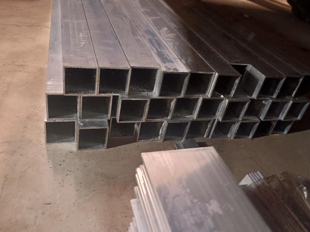 Aluminium profielen (vierkant plat strip) Scherpe prijzen!, Doe-het-zelf en Bouw, Metalen, Nieuw, Aluminium, Ophalen