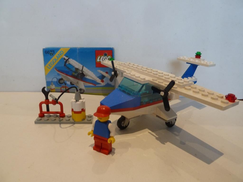 Lego  Town Flight 6673 Solo Trainer, Ophalen of Verzenden, Gebruikt, Complete set, Lego