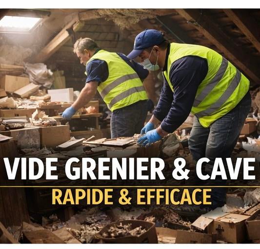 Vide maison, grenier, cave, garage, jardin, encombrants,.., Enlèvement