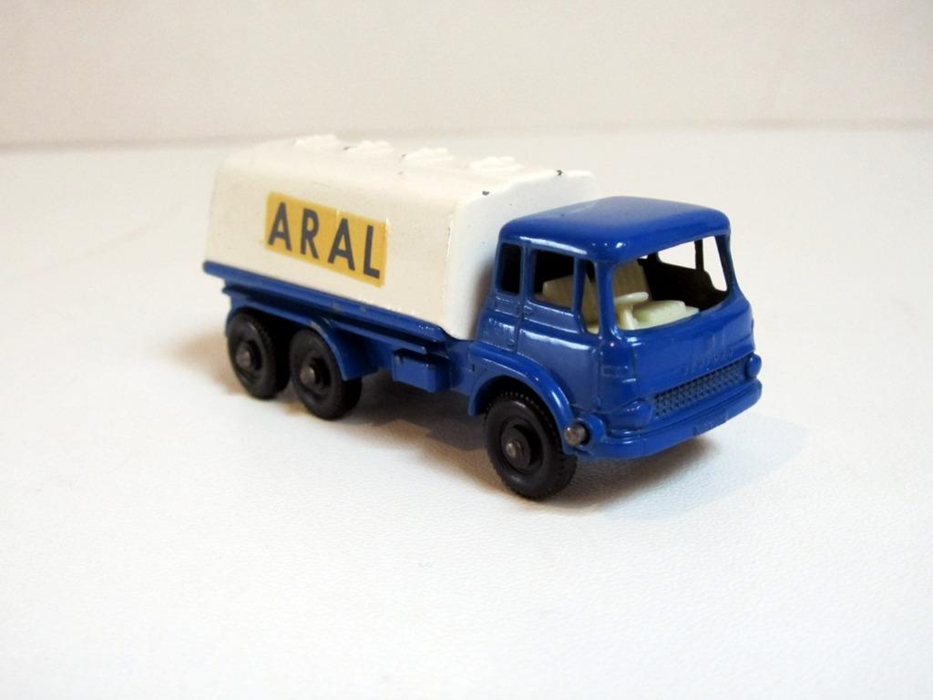 Zeldzame Bedford ARAL Petrol Tanker 25c Lesney Matchbox Reg., Ophalen of Verzenden, Gebruikt, Bus of Vrachtwagen