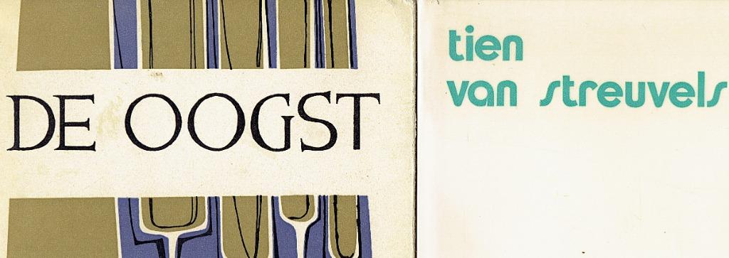 Stijn Streuvels. Twee boeken. DE OOGST en TIEN VAN STREUVELS, Stijn Streuvels, Enlèvement ou Envoi, Belgique, Utilisé