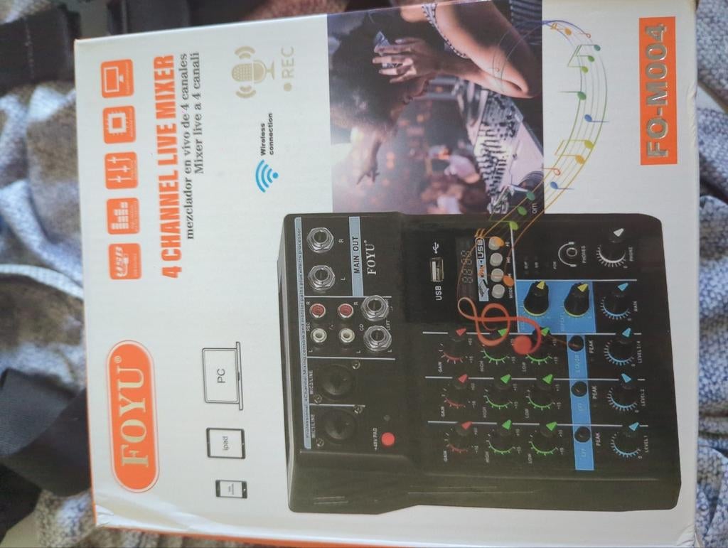 Mixeur live 4 channel, Ophalen, Nieuw