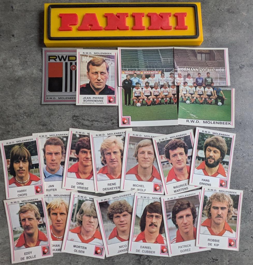 PANINI FOOTBALL 80 RWD Molenbeek 20 AUTOCOLLANTS 1980, Envoi