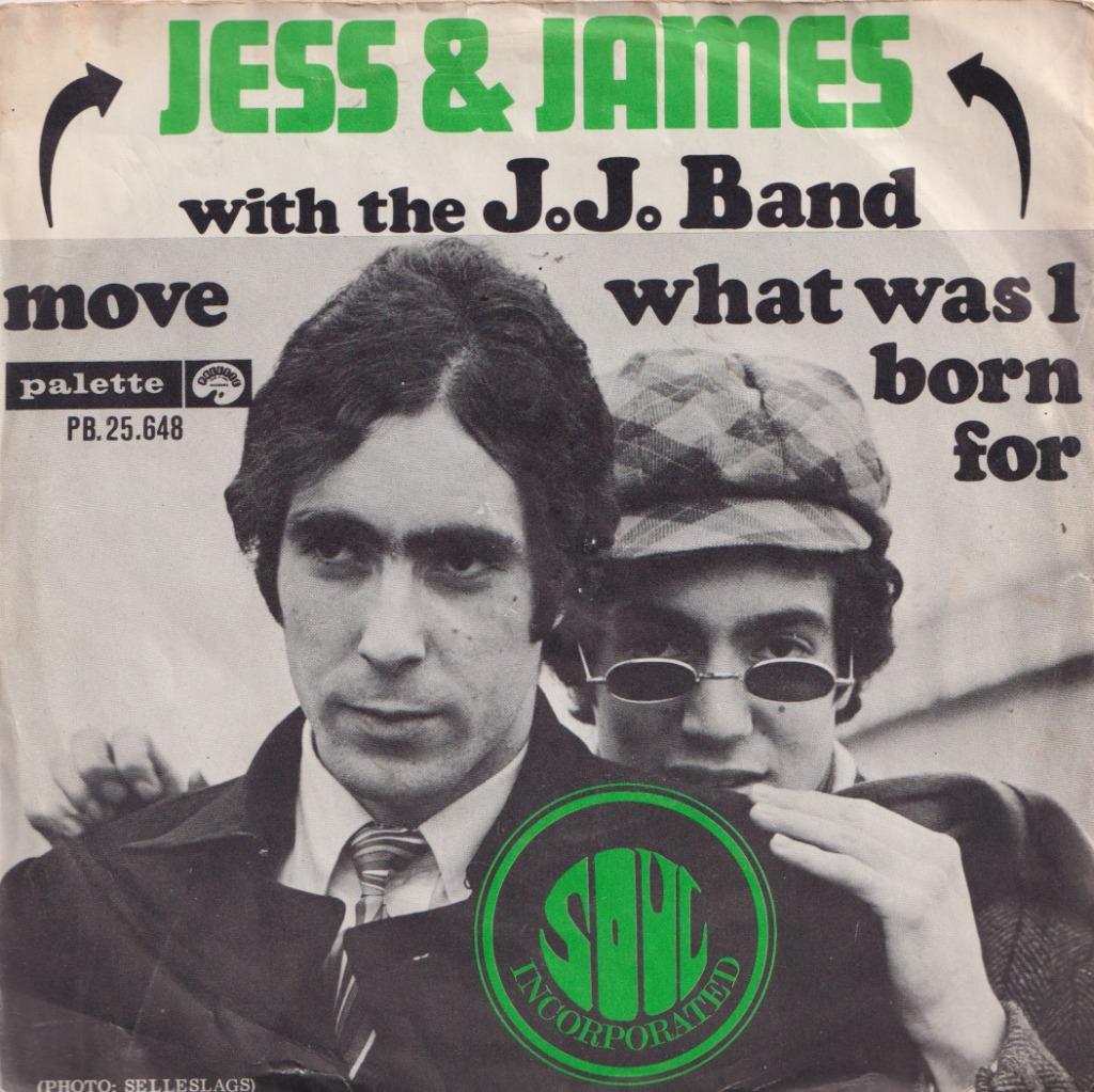 Jess & James with the J.J. Band – Move / What was I born for, Cd's en Dvd's, Vinyl Singles, Gebruikt, Single, R&B en Soul, 7 inch
