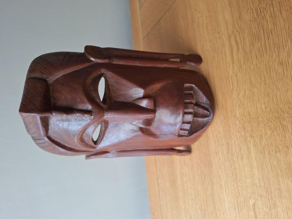 Masque en bois, Antiquités & Art, Enlèvement ou Envoi