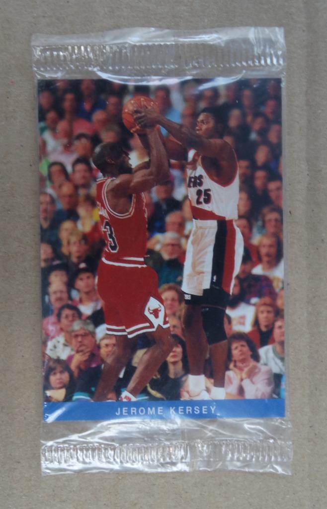92 Skybox - Franz Bread Portland J. Kersey w/Michael Jordan, Verzenden, Nieuw, Overige typen