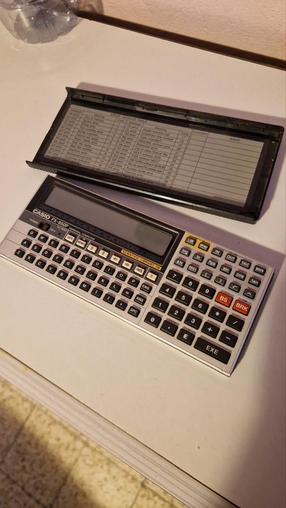 Rare! Casio FX-850p Retro computer BASIC, Informatique & Logiciels, Enlèvement ou Envoi