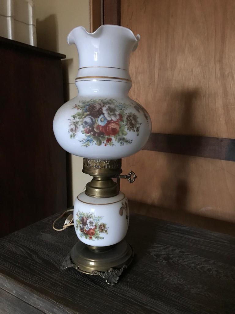 Olielamp op elektriciteit, Ophalen