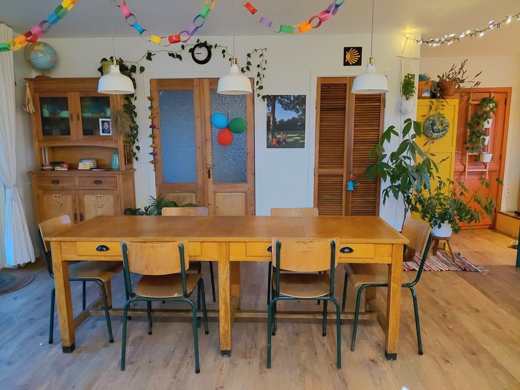 Prachtige kloostertafel, Huis en Inrichting, Tafels | Eettafels, Ophalen