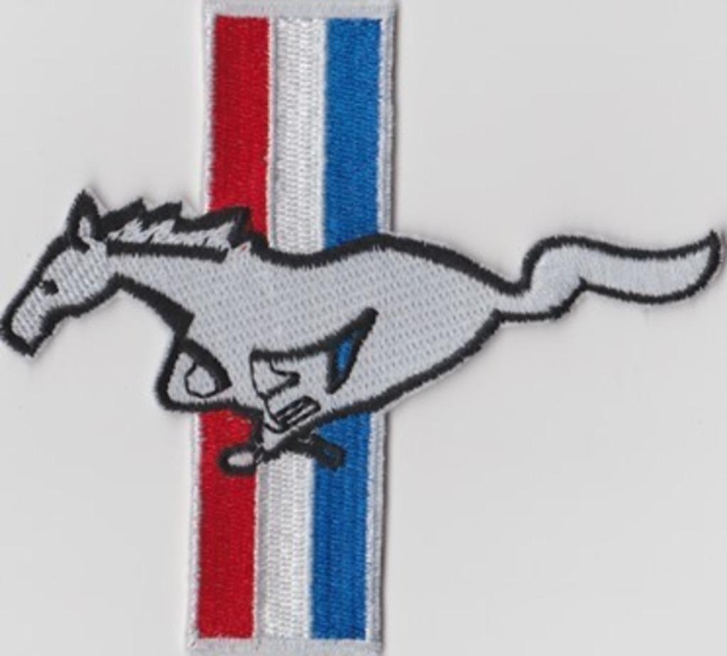 Patch Ford Mustang - 110 x 100 mm, Auto diversen, Auto-accessoires, Ophalen of Verzenden, Nieuw