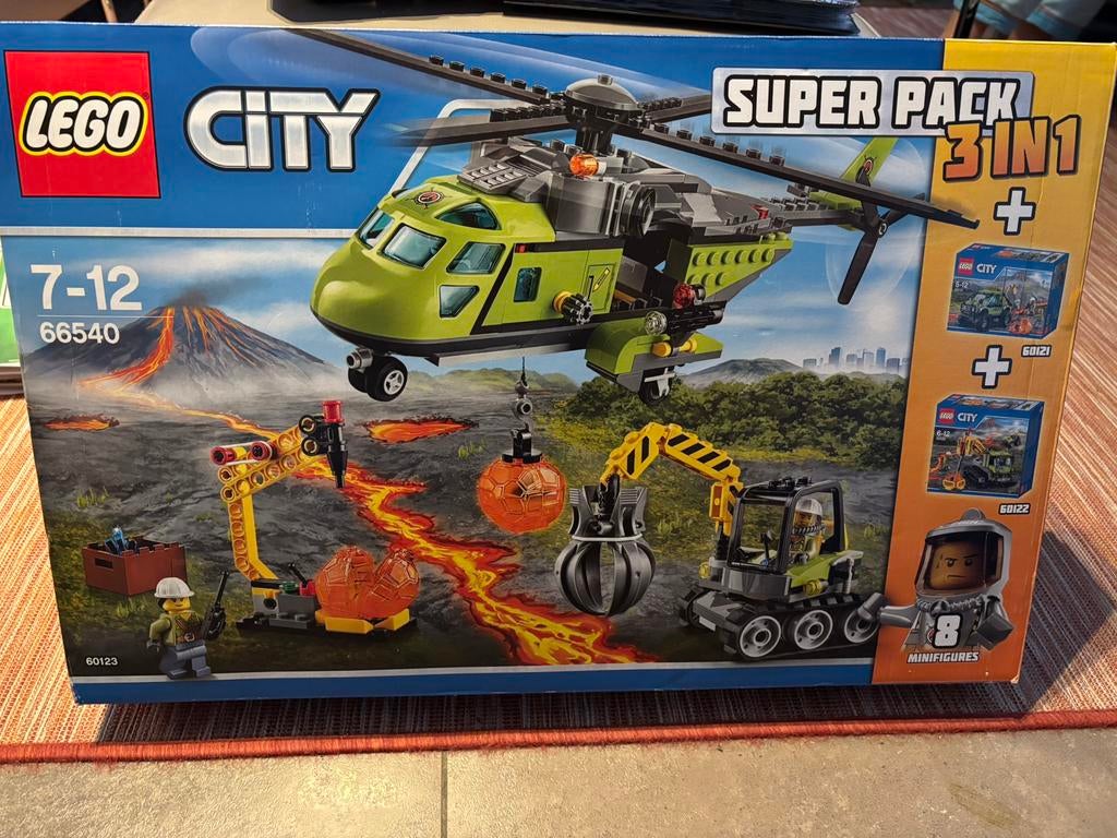 Lego city vulkaanset 3 in 1 - 66540, Ophalen, Nieuw, Lego