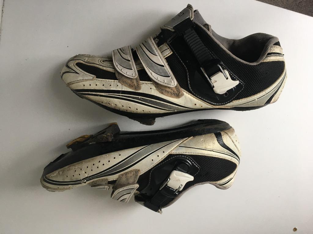 TE KOOP: Shimano R087 koersschoenen, wit, maat 44, Enlèvement ou Envoi, Utilisé, Chaussures
