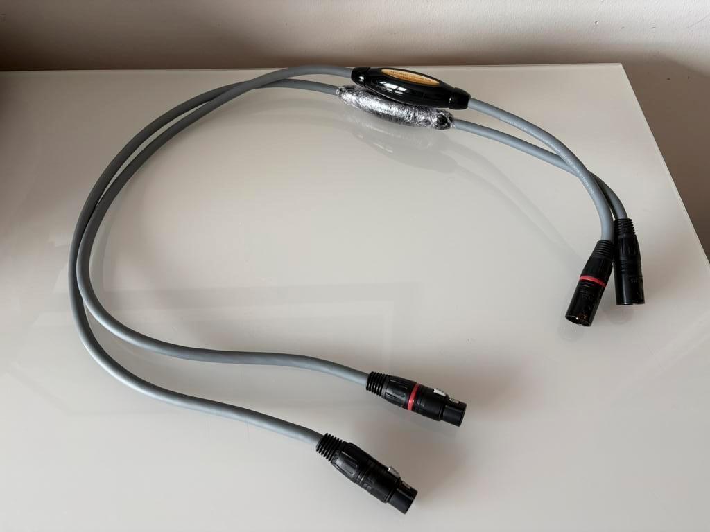 TRANSPARENT Musiclink Plus MM2 XLR (1.0m), Ophalen of Verzenden, Zo goed als nieuw, Minder dan 2 meter, Interlink-kabel