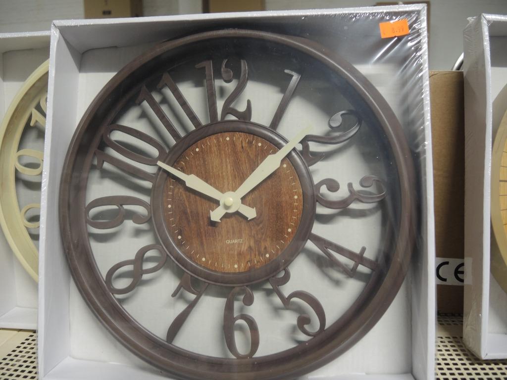 Quartz ronde klok 30 cm nieuw!, Maison & Meubles, Neuf, Lon, Enlèvement ou Envoi, @