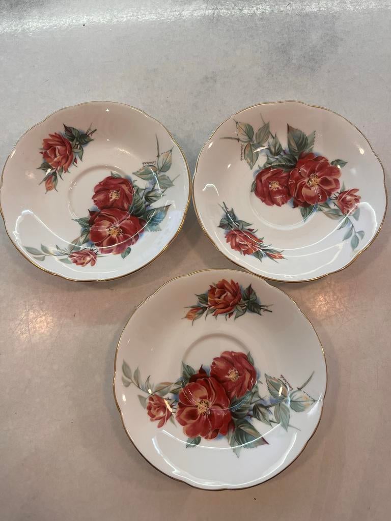 Royal Standard 3 bordjes vintage - perfect, Antiek en Kunst, Antiek | Servies los, Ophalen of Verzenden