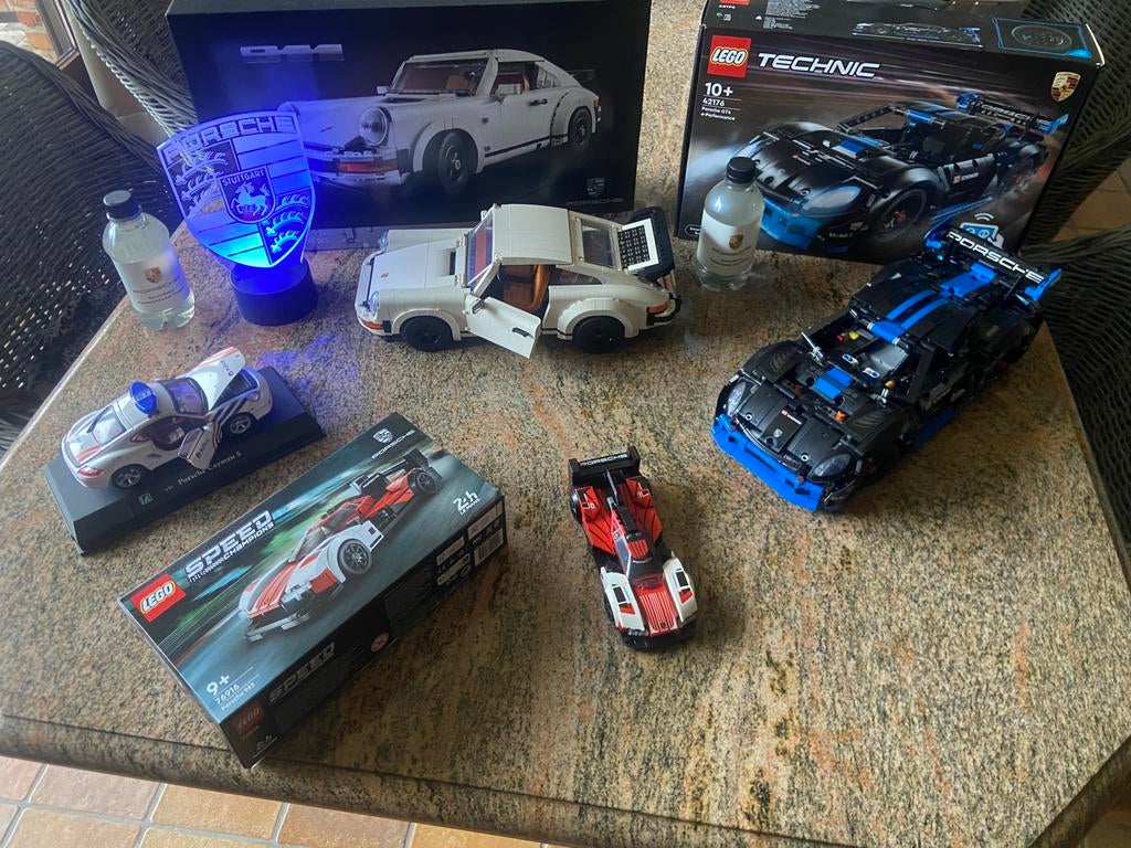 Porsche lego collectie, Ophalen, Zo goed als nieuw, Lego