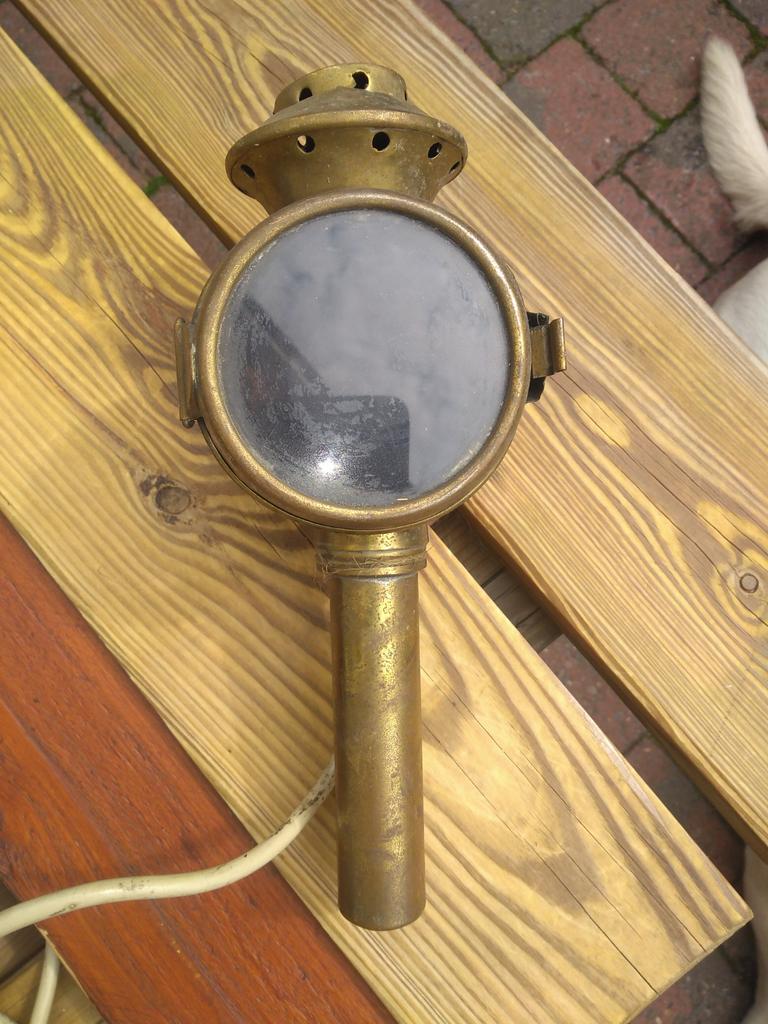 Ancienne lampe calèche/cheval, Enlèvement ou Envoi