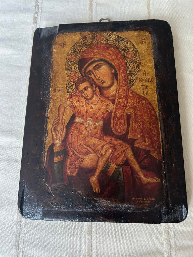 Tres jolie petite icône religieuse, Antiquités & Art, Enlèvement ou Envoi