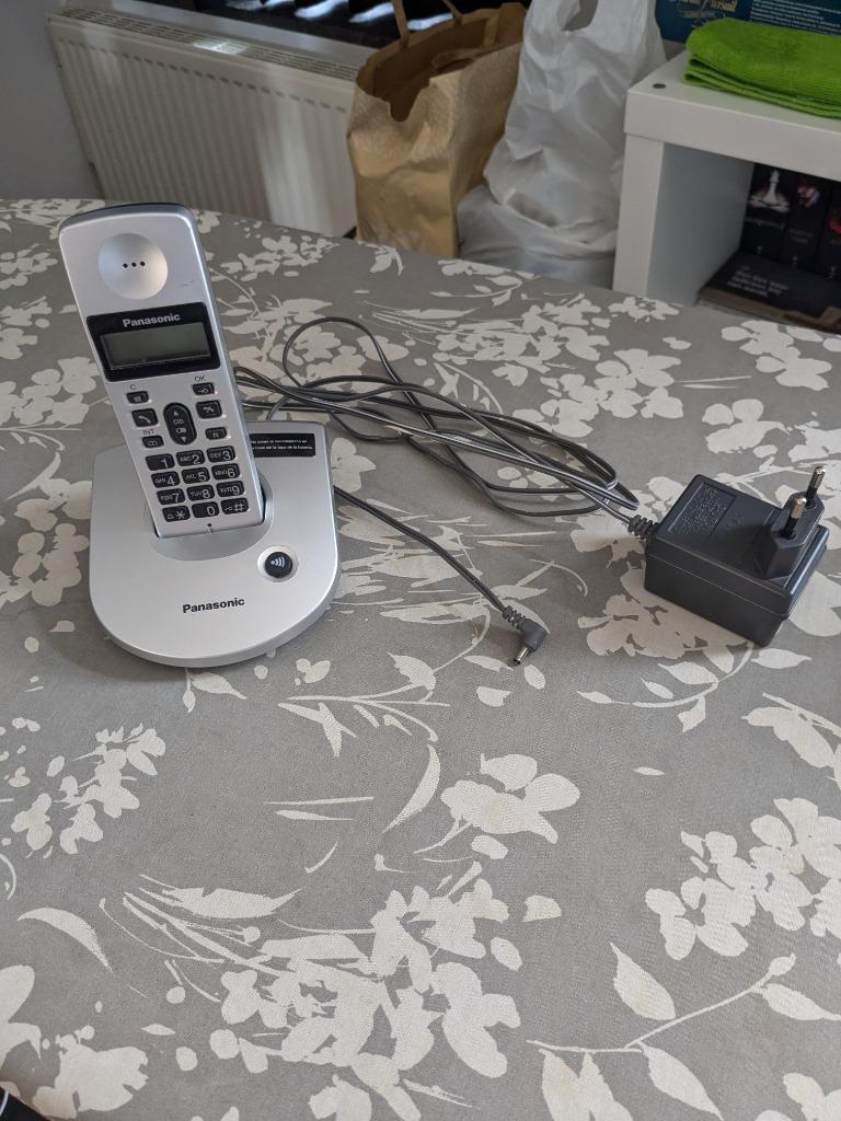 Téléphone DECT - Panasonic, Enlèvement ou Envoi, Utilisé, 1 combiné