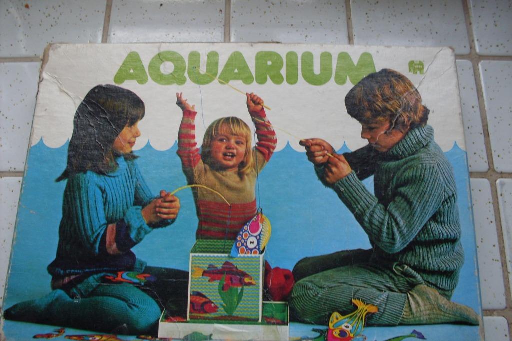 Jeu de pêche Aquarium années70 Jumbo, Trois ou quatre joueurs, Enlèvement, Utilisé, Jumbo