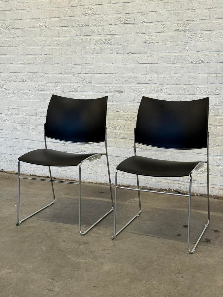 Set de 2 chaises design “Curvy” – Casala – Sigurd Rothe, Enlèvement