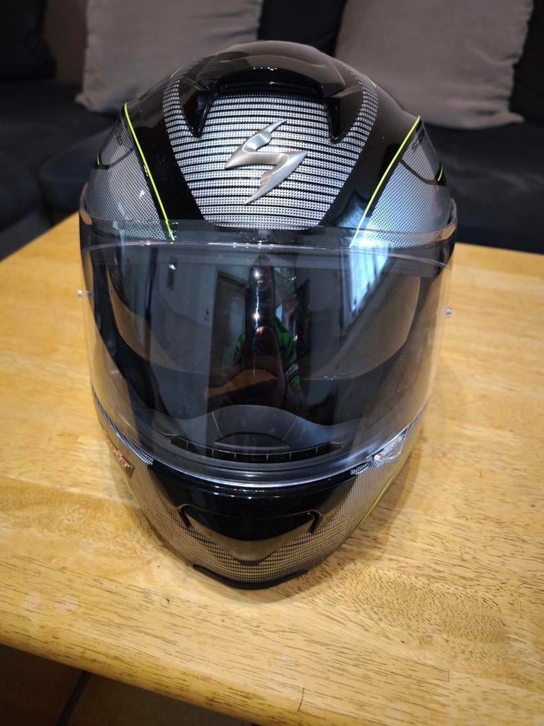 Casque scorpion exo 3000 modulable taille L, Motos, Enlèvement ou Envoi