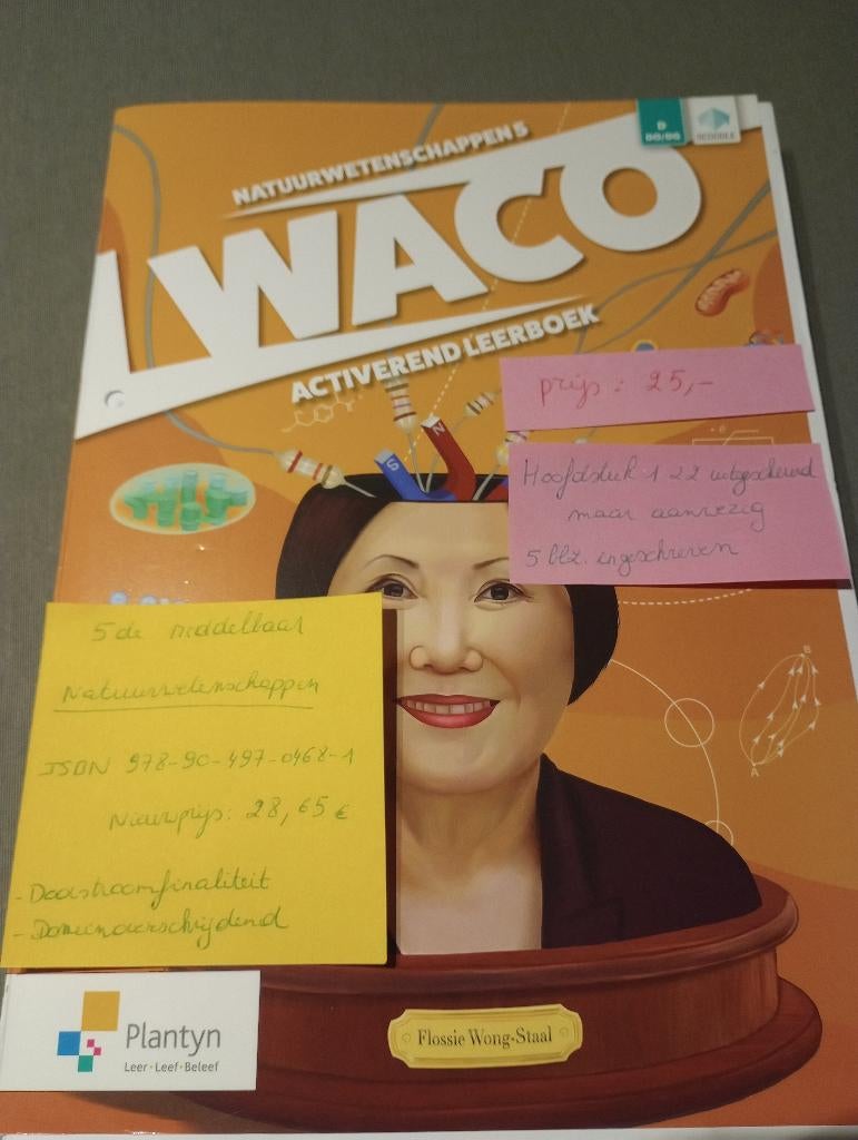 WACO natuurwetenschappen 5de middelbaar NIEUW, Boeken, Overige vakken, ASO, Plantyn, Ophalen of Verzenden
