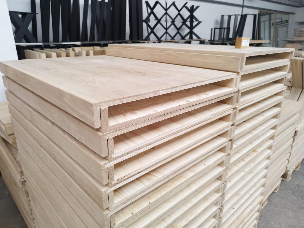 Marches de recouvrement en chêne - Simple ou double, Doe-het-zelf en Bouw, Plinten en Afwerking, Nieuw, Overige typen, Eiken, 100 tot 150 cm