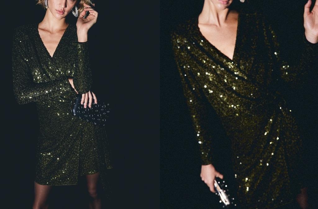 Robe noire, magnifique avec paillettes, neuve, taille, Vêtements | Femmes, Longueur genou, Noir, Envoi, Neuf