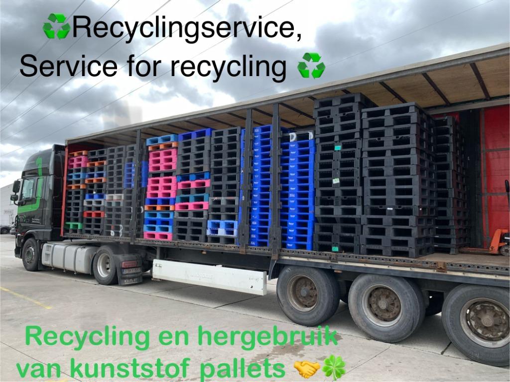 kunststof pallets, Enlèvement ou Envoi, Utilisé