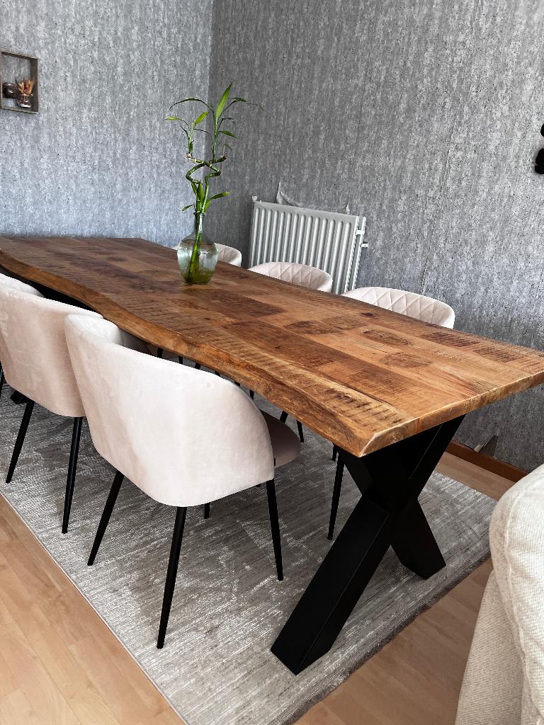 Moet dringend weg eiken eettafel, Huis en Inrichting, Tafels | Eettafels, Ophalen, Eikenhout, Nieuw, 50 tot 100 cm