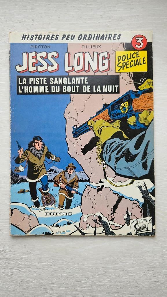 Jess Long 3 . La piste sanglante - L'homme du bout de la nui, Gelezen, Verzenden, Eén stripboek, Tillieux/Piroton