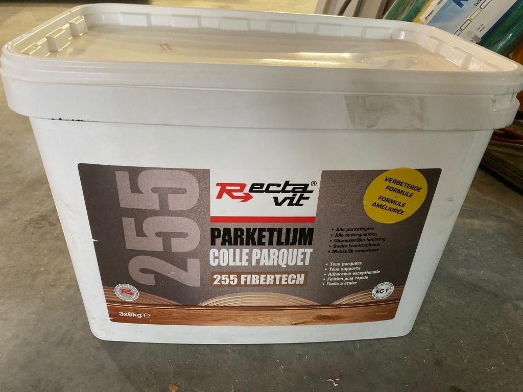 parketlijm rectavit 255 fibertech, Ophalen, Nieuw, Hout, Parket