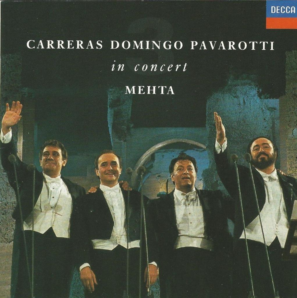 CD * CARRERAS DOMINGO PAVAROTTI IN CONCERT, Ophalen of Verzenden, Zo goed als nieuw