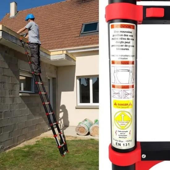 Différents modèles de nouvelle échelle télescopique 5,60 m 3, Enlèvement ou Envoi, Neuf, Échelle