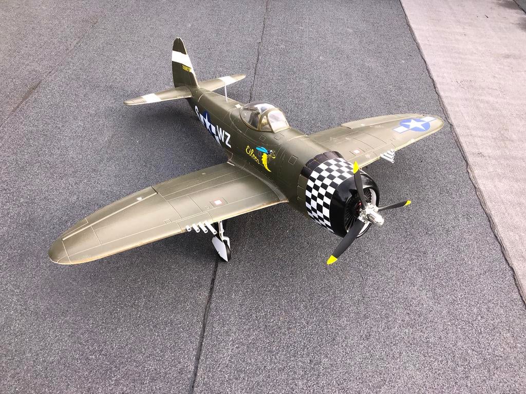 Av P 47 Thunderbolt, Hobby & Loisirs créatifs, Modélisme | Radiocommandé & Téléguidé | Avions, Comme neuf, Enlèvement