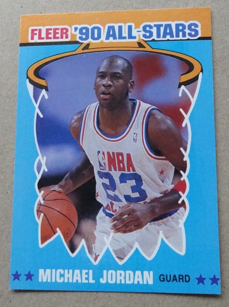 Michael Jordan '90 Fleer ALL STARS # 5 of 12 - centering !!!, Verzenden, Zo goed als nieuw, Overige typen