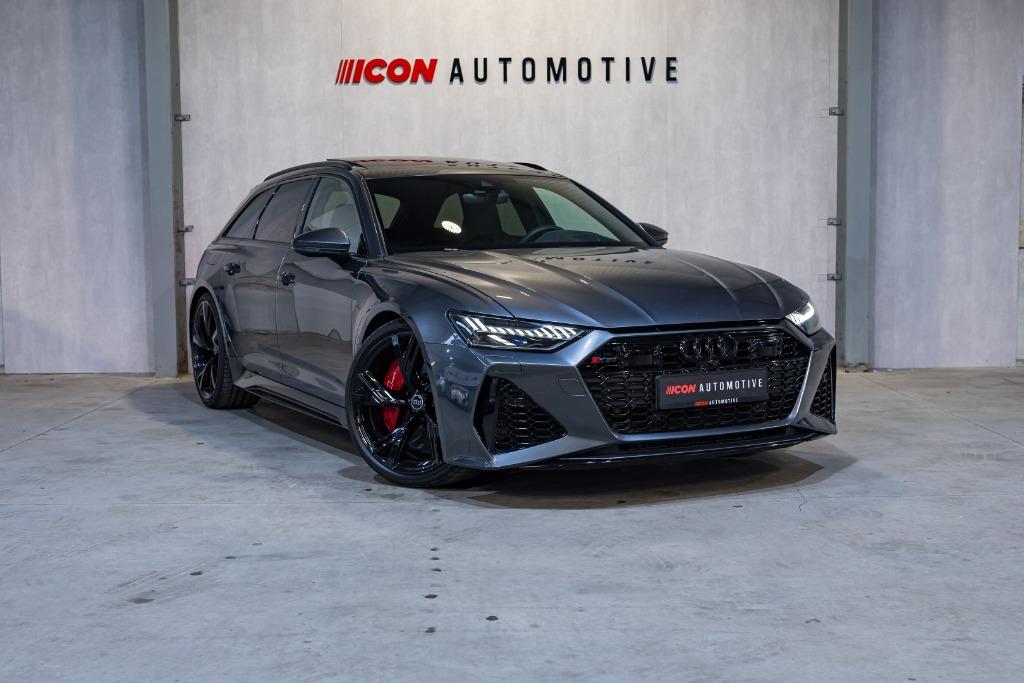 AUDI RS6 C8 AVANT - DYNAMIC+ l B&O l CERAMIC l MATRIX l PANO, Autos, Audi, Cuir, Argent ou Gris, Achat, Euro 6