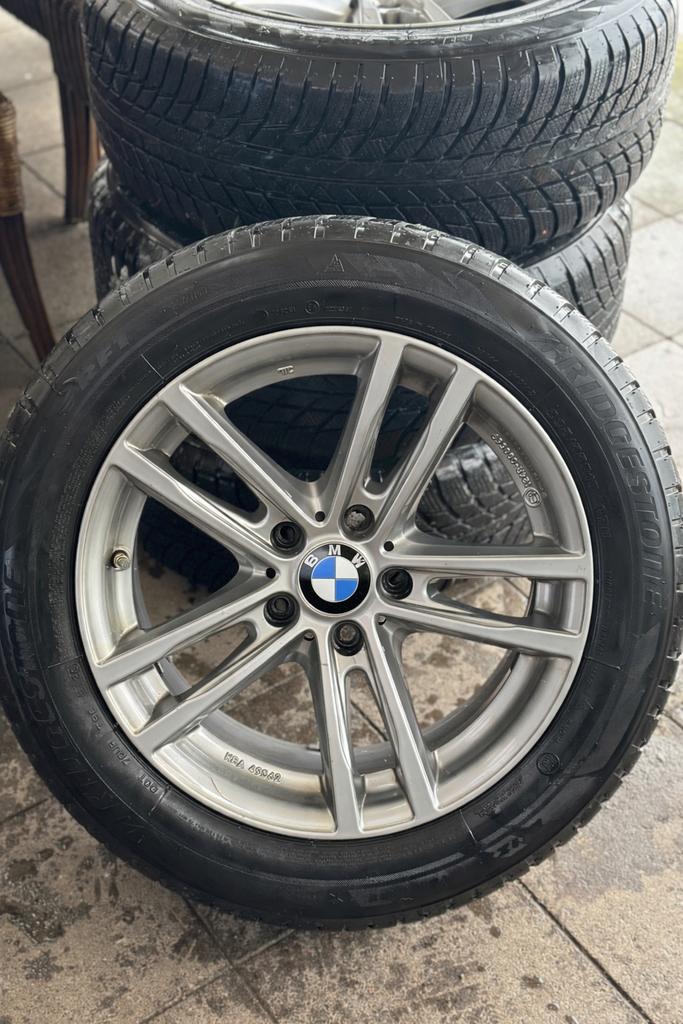 Jantes pour BMW Série 5 — 225/45 R17 comme neuves, Enlèvement, Pneus hiver, Pneu(s)